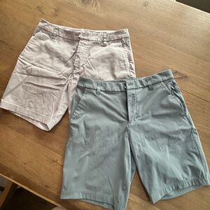 lululemon athletica Men's Light Blue and Gray/Purple Shorts